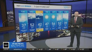 Rollercoaster temperatures this week in Maryland