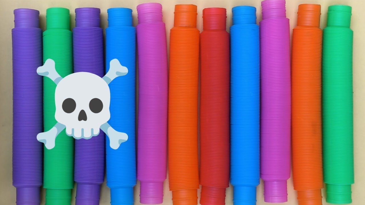 Rainbow POP TUBE TOYS Robot ASMR 