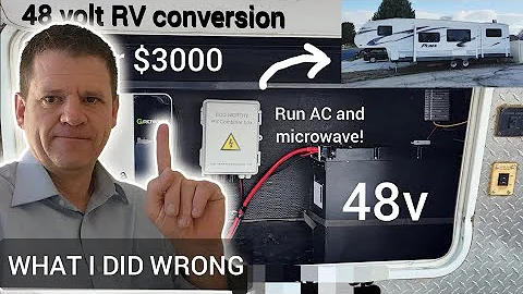 One Year Review - 48v RV Solar Power system - What I Got Wrong
