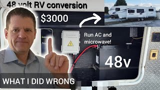 One Year Review  48v RV Solar Power system  What I Got Wrong