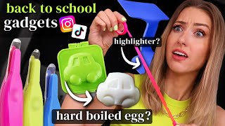 Testing Viral AMAZON GADGETS for BACK TO SCHOOL - whats worth buying!?