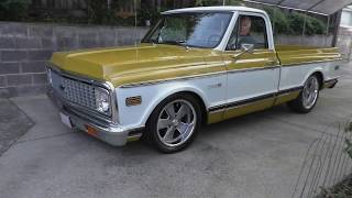 1972 Chevy C10 Short Bed 350 V8 TH350 Auto AC PS PB Resto-Mod (SORRY SOLD)