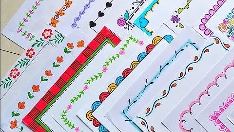 Border Designs/Border design for project/Project work designs/Assignment front page design handmade