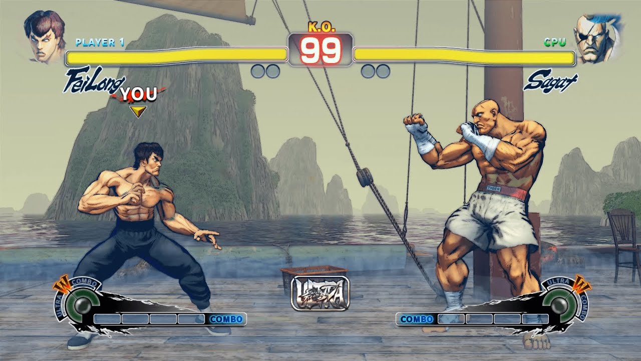 Фей Лонг против Суприма Сагата (Самый сложный) Street Fighter 4. | Эпическая битва