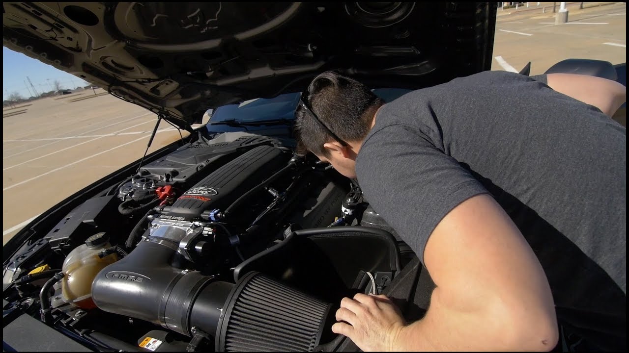 Nitrous Mustang Blows Motor on Street!!! - YouTube