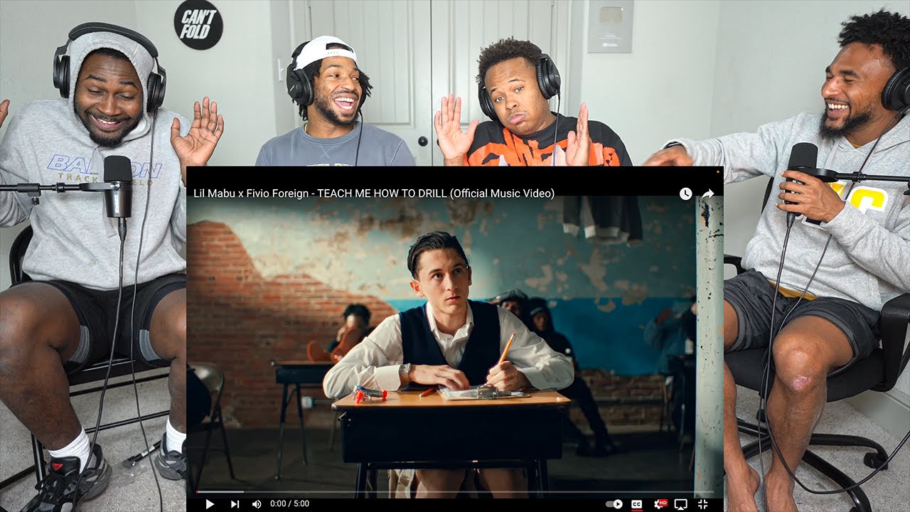 Lil Mabu x Fivio Foreign - TEACH ME HOW TO DRILL (REACTION!)