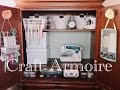 No Craft Room? No Problem! - Craft Armoire Tour