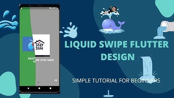 LIQUID SWIPE WITH FLUTTER || COVID AWARENESS CARD || FLUTTER TUTORIALS