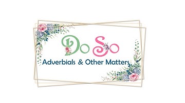 Do so || Analysing Sentences - Chap. 5 || Syntax || B