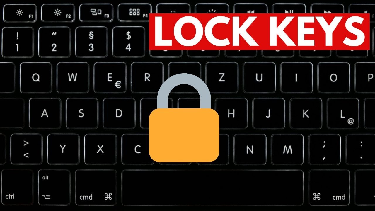 How to Unlock/Lock Keyboard Keys in Windows 10/11 - YouTube