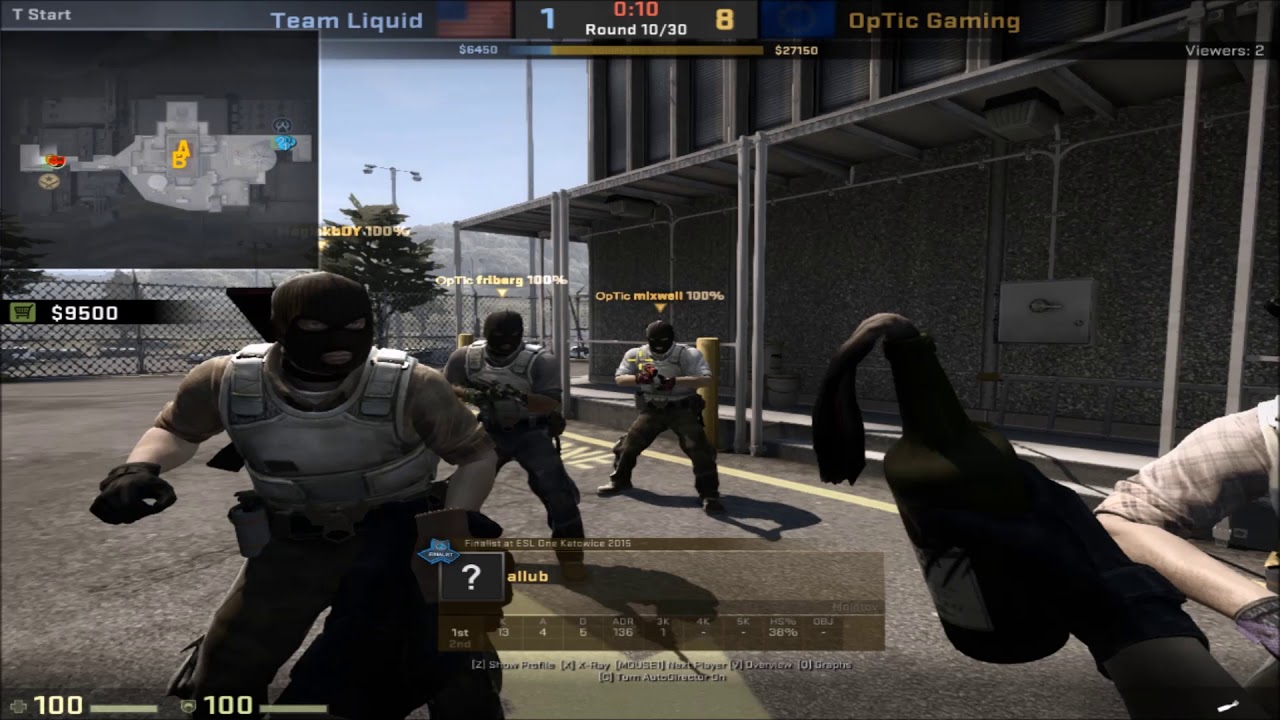 POV - Allu (Optic)(22-14) vs Liquid / nuke / ECS Season 4 North America