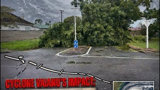 Cyclone Vaianu during and aftermath in Gisborne 