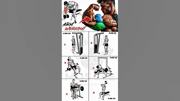 كيف تبني ذراعين ضخمتين في وقت قياسي Biceps And Triceps Workout 