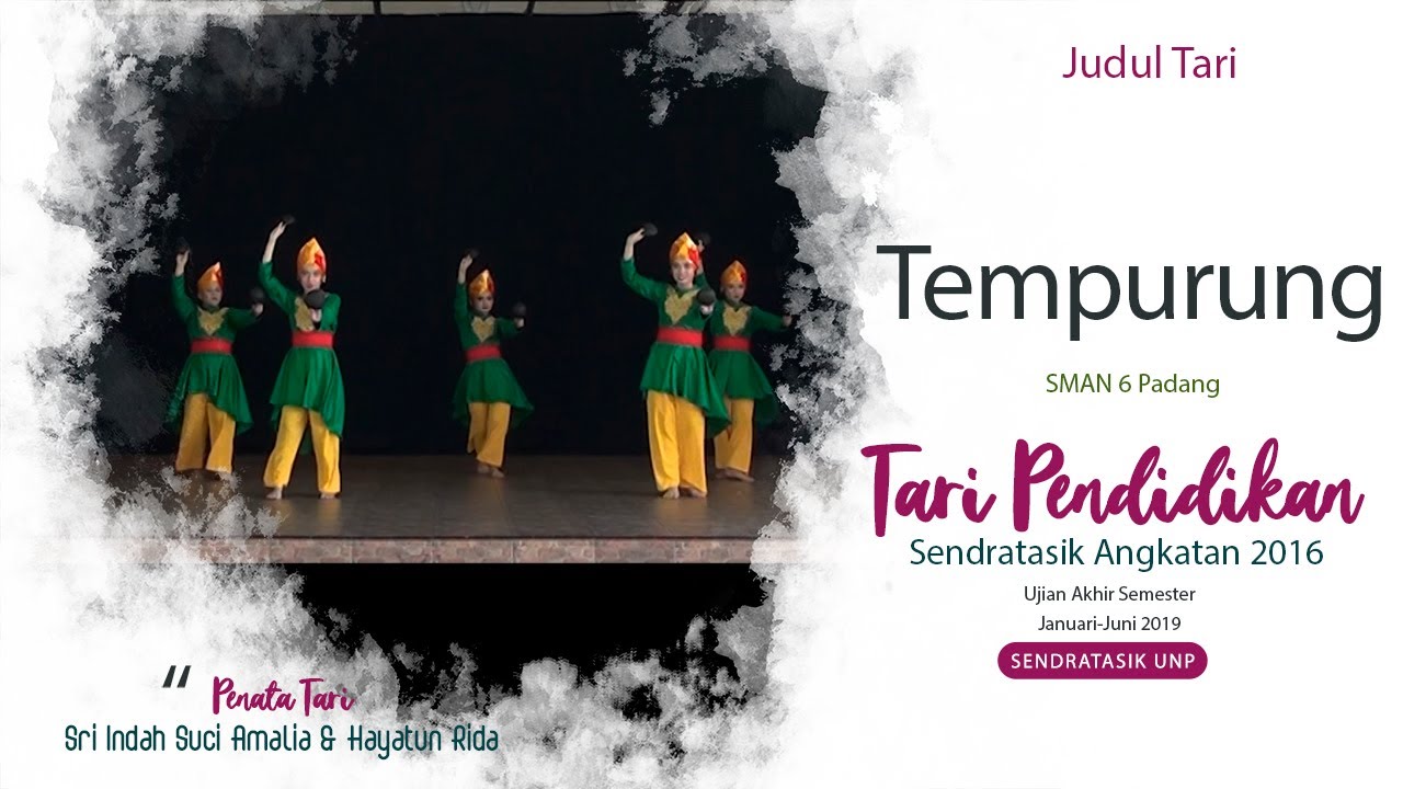 Tari Tempurung - SMAN 6 Padang || Tari Pendidikan SMP dan SMA || Sendratasik UNP ak. 2016