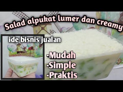 Resep salad alpukat lumer dan creamy