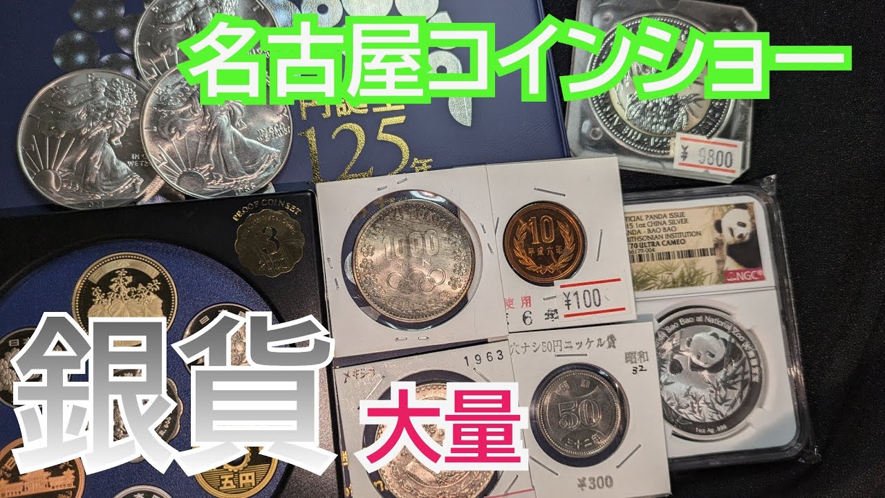 大豊作】名古屋コインショーで銀貨ざくざくゲット！！超楽しいイベントに行ってきた！ - YouTube