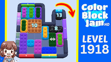 Color Block Jam Level 1011 (1918) Solution Walkthrough