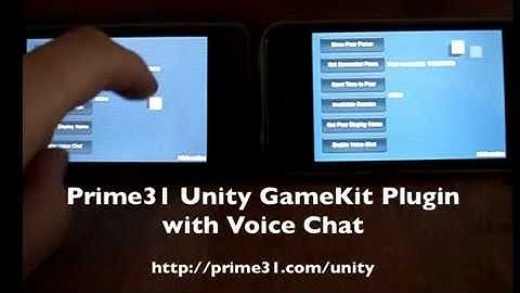 Unity GameKit Bluetooth and Voice Chat Plugin