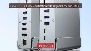 Type-C 15-in-1 Docking Station with Gigabit Ethernet Desktop ... — Amazing Value 2026 | Must Have!