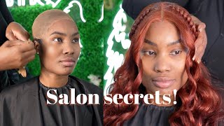 Salon Secrets!  Auburn Wig Install | Ft. Ashimary Hair