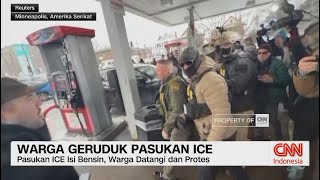 Warga Geruduk Pasukan Ice, Posko Bantuan Didirikan Untuk Imigran