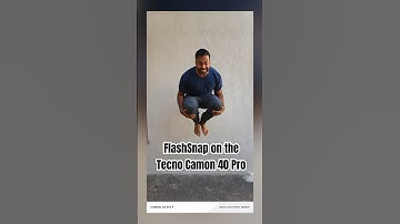 FlashSnap on the Tecno Camon 40 Pro is Awesome #Shorts