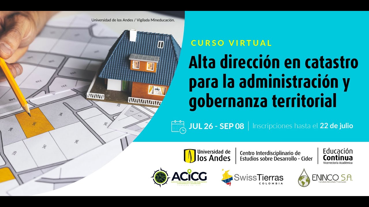Curso: Alta dirección en catastro para la administración y gobernanza