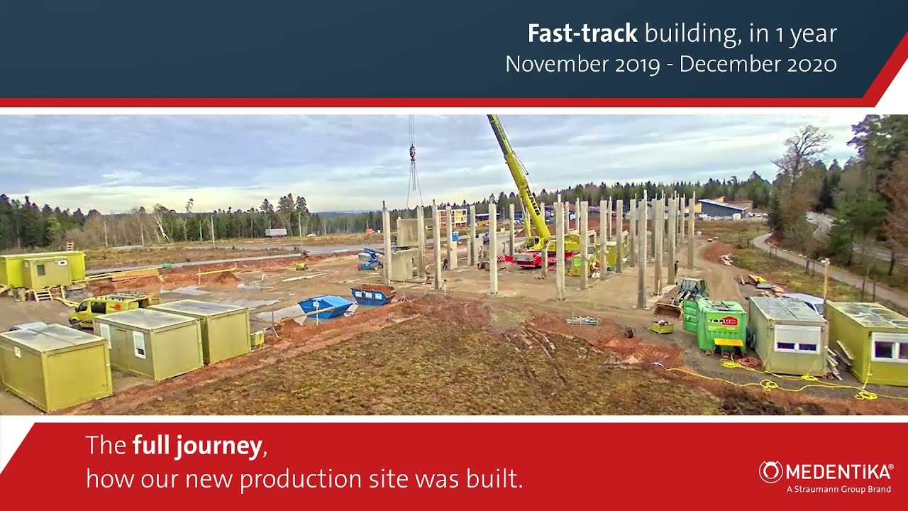 Construction of the new Medentika production facility
