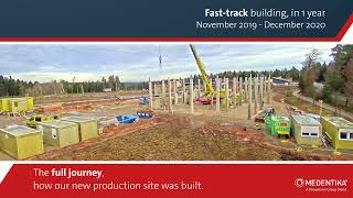 Construction of the new Medentika production facility