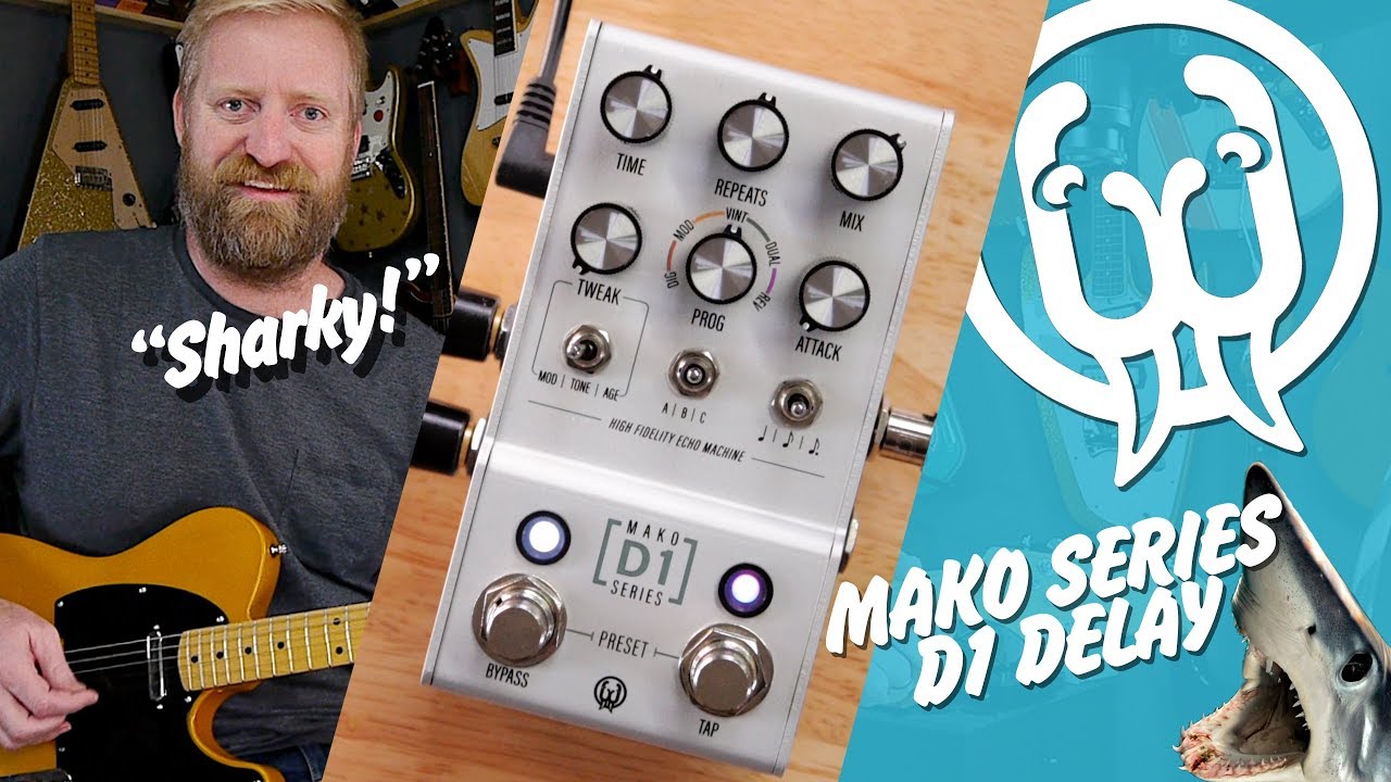 MAKO D1 - New pedal format from Walrus Audio - Fully modern delay