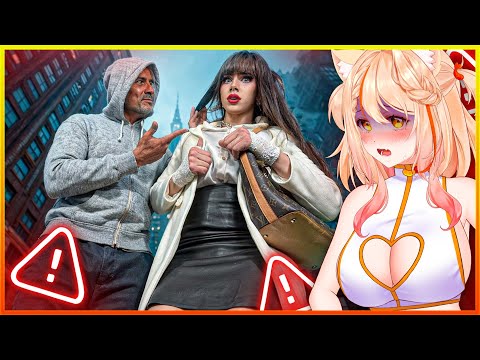 E-girl reacts to how men treat women in LA