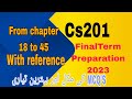 CS201 final term preparation | @studypowers | cs201 FinalTerm Preparation 2024 | finalterm for cs201