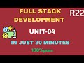 FSD UNIT4 | In just 25 minutes | 100% PASS | MUST WATCH