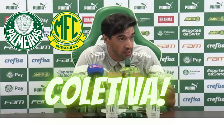 ENTREVISTA COLETIVA ABEL FERREIRA - PALMEIRAS X MIRASOL