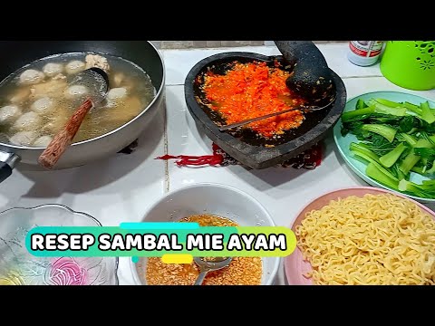 Resep Sambal Mie Ayam Kampung