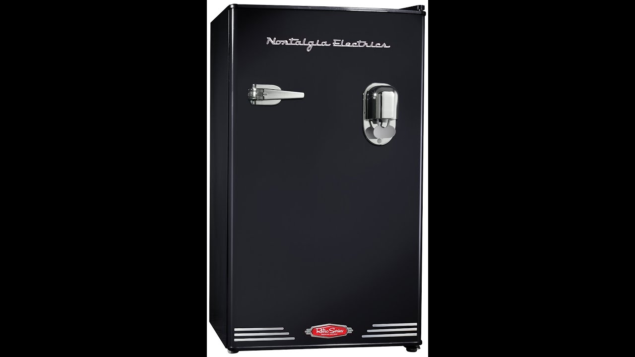 Nostalgia electrics rrf300dncblk 3 0 retro series 3 0 cubic foot