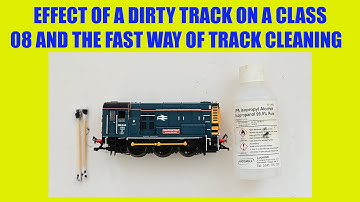 Effect of a Dirty Track on a Hornby Class 08 Laira : 4K Widescreen