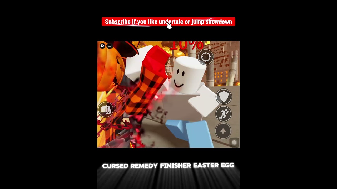 Cursed remedy finisher Easter egg | jump showdown ￼￼￼