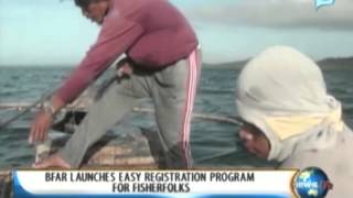 NewsLife: BFAR launches easy registration program for  fisherfolks