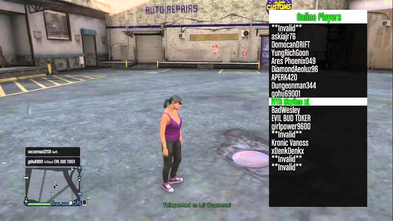 Preview - [GTA 5/PS3] The Purge Mod Menu Made By Me