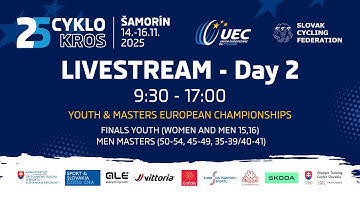LIVESTREAM - Day 2 | Cyclocross Youth & Masters European Championships - Šamorín 2025