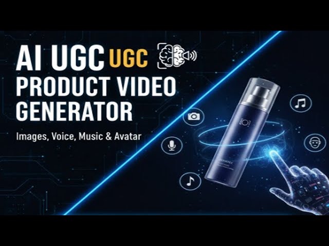AI UGC Product Video Generator Tutorial | Images, Voice, Music & Avatar #aiproduct #aivideo