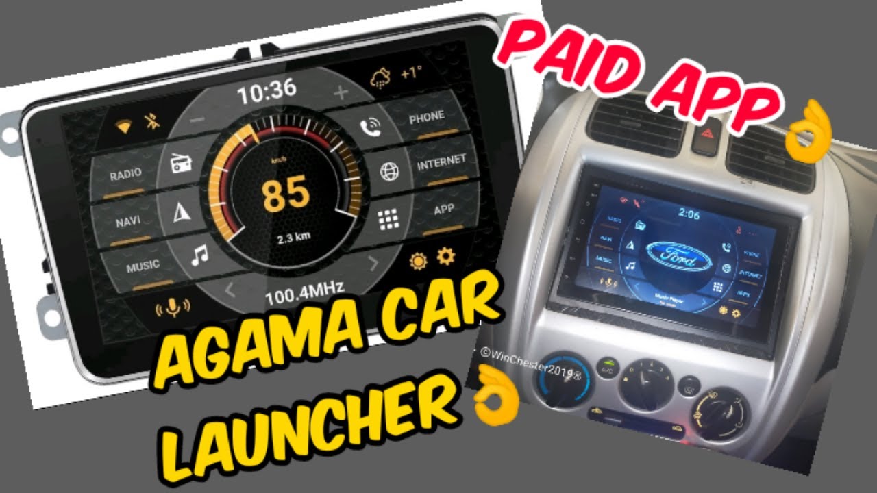 Agama Car 2din Launcher Paid App YouTube