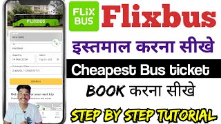 Flixbus app | online bus ticket kaise Book kare | flixbus kaise use kare | best app bus ticket book screenshot 5