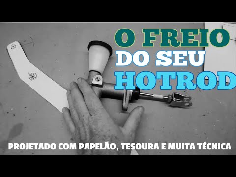 FREIO BEM SIMPLES E MUITO EFICIENTE PROJETADO COM PAPELÃO, TESOURA E CANETA, DIRETO NA BANCADA