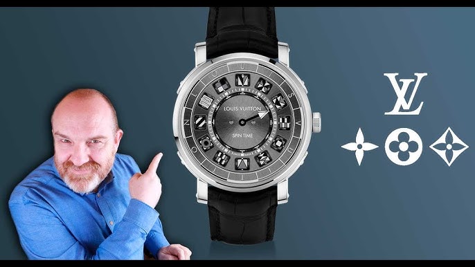 Watch Louis Vuitton Tambour Spin Time Régate  Tambour Spin Time White Gold  - Alligator Bracelet