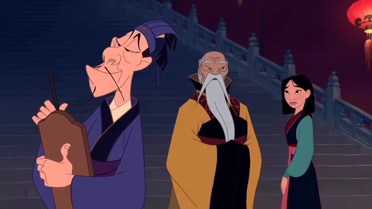 Mulan is praised by the Emperor HD