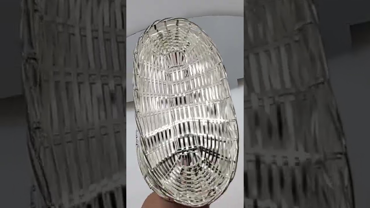 Silver serving basket