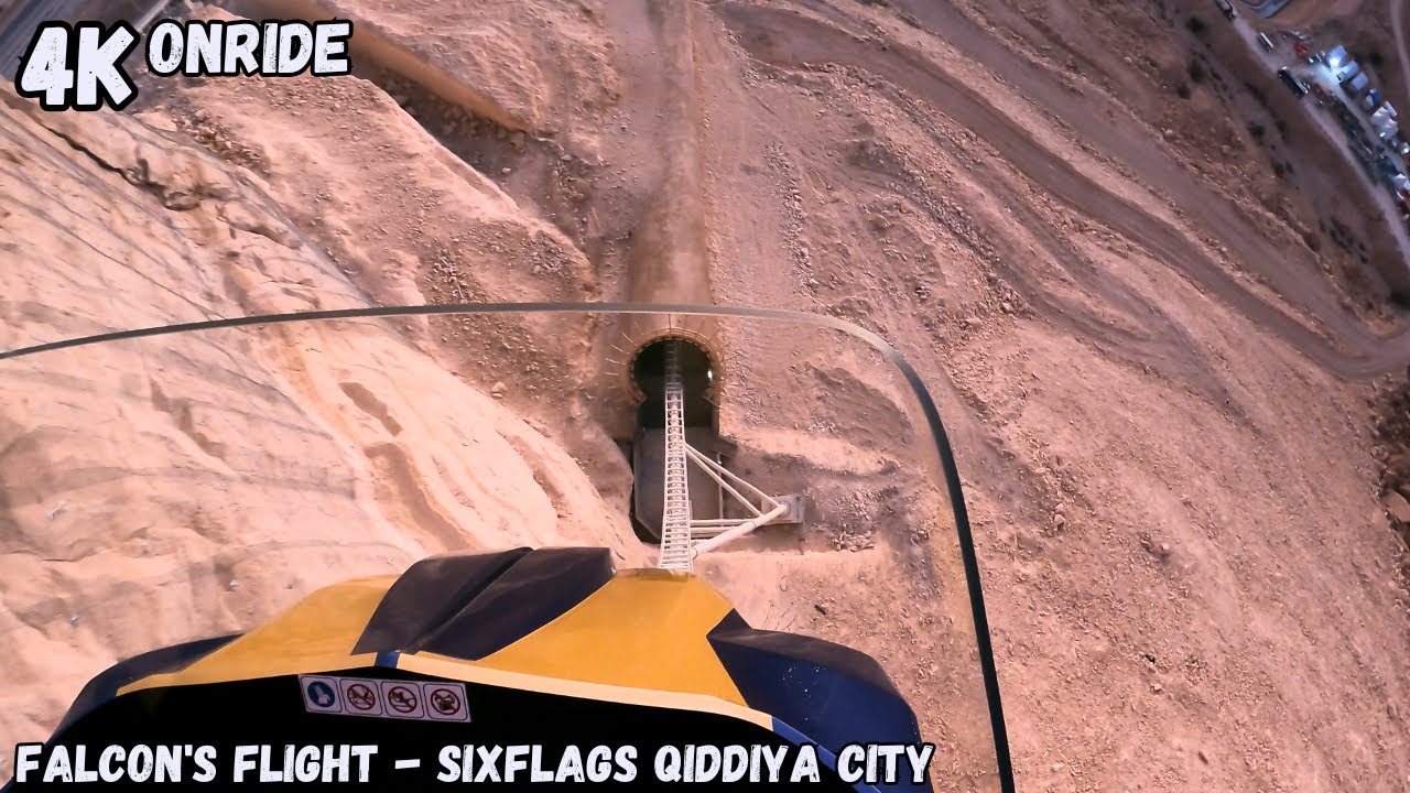 4K Onride POV - FALCON'S FLIGHT | Sixflags Qiddiya City
