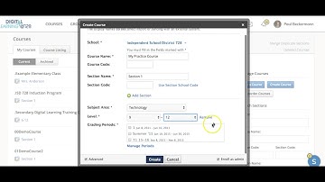 Schoology: Creating a New Course